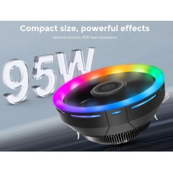Alseye H120Z 4 PWM Pin CPU Cooler RGB Effect -  Official distributor b2b
