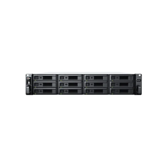 12-Bay Synology RackStation - RS2423+ - 2U Rack NAS, AMD Ryzen V1780B 3.35GHz (3.6GHz boost), 8GB DDR4 — image 2