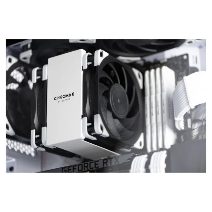 120mm NOCTUA Lüfter 120 120 25 NF-A12X25 PWM chromax black swap — image 4