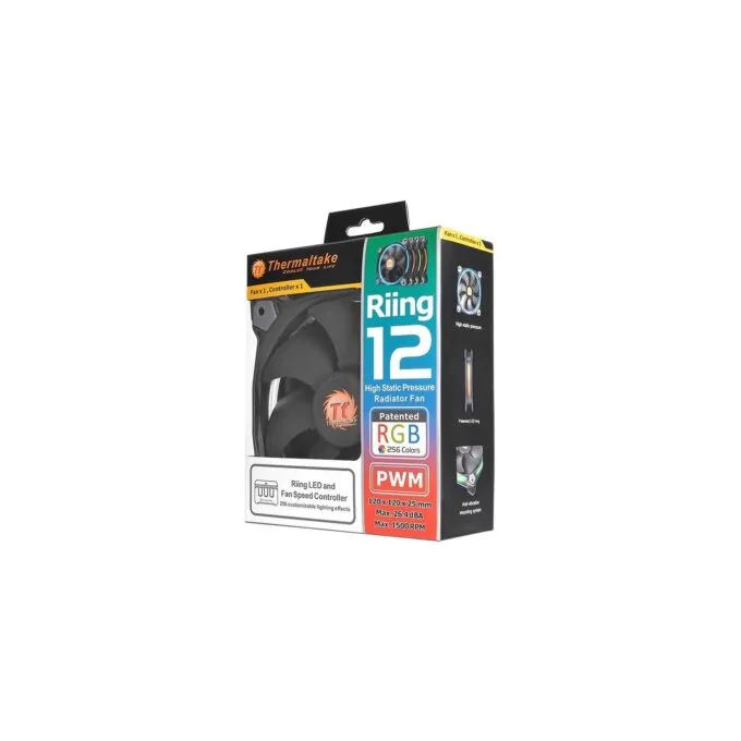 120mm Thermaltake Riing 12 LED RGB - Riing 12 LED RGB - ARGB 5V RGB lighting — image 6