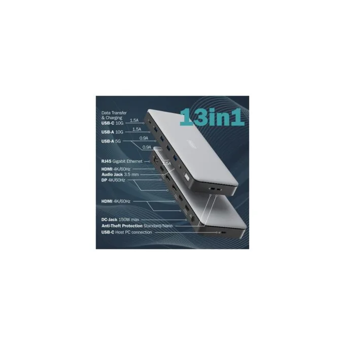 13-Port USB-C Docking Station - Docking Station — image 9
