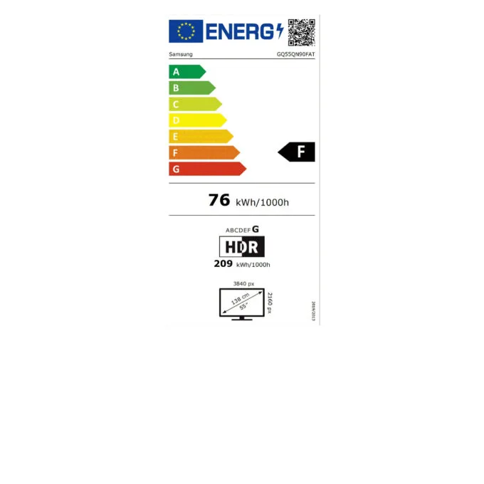 139cm 55' (3840x2160) Samsung Neo GQ55QN90FATXZG 16:9 QLED 165Hz 4x HDMI 2.1 USB LAN WLAN Bluetooth HDR+ Dolby Atmos ... — image 11