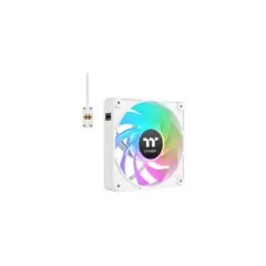 140mm Thermaltake CT140 EX Reverse ARGB Sync PC Cooling Fan White 3 Fan Pack - CT140 EX - 140mm PWM ARGB
