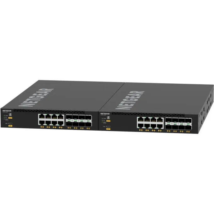 16-Port 10G Managed Switch - NETGEAR M4350-8X8F - L3, 16x10G (8x RJ45 + 8x SFP+), 2GB DDR4, ARM 1.8GHz, 1U Black — image 9