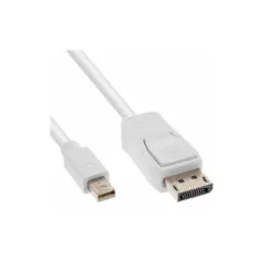 17132 2m Mini DP to DP CABLE WHITE INLINE