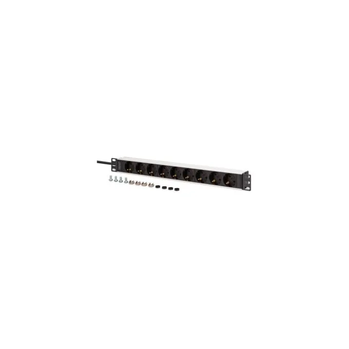 19' PDU power strip with aluminum profile - 9-way — image 2