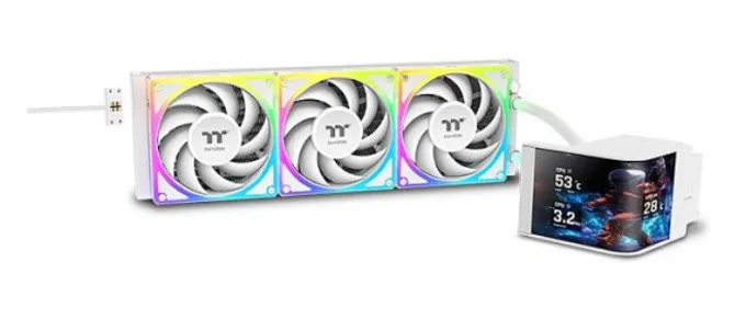 Thermaltake MAGCurve 360 Ultra ARGB Sync Snow Edition AIO Liquid Cooler — image 1