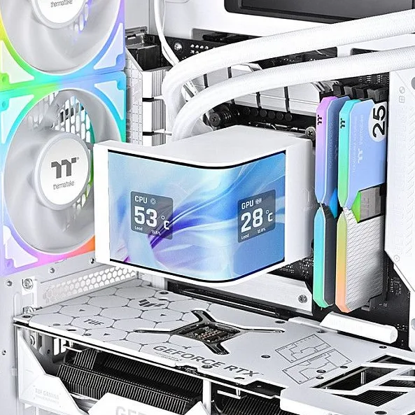Thermaltake MAGCurve 360 Ultra ARGB Sync Snow Edition AIO Liquid Cooler — image 2
