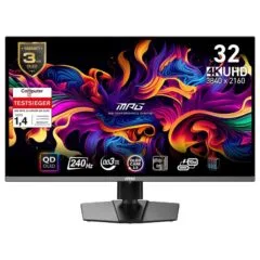 MSI MPG 321URXDE QD-OLED 31.5-inch 4K Monitor - 240Hz USB-C