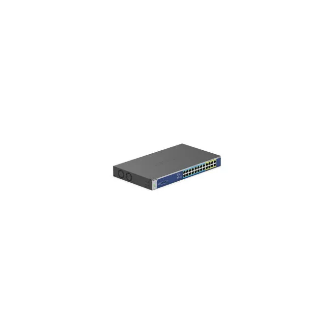 24-Port Gigabit Unmanaged PoE+ Switch - GS524UP - Grey, Metal, Rackmount — image 2