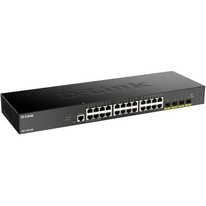 24+4P D-Link DGS-1250-28X 4x SFP+ M RM - Smart Web-Managed, 28-Port Rackmount Switch — image 2
