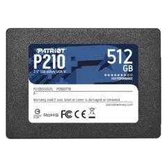 2.5' 512GB Patriot P210 SATA3 520 430 PE000718