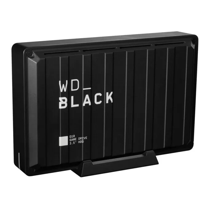 2.5' WD BLACK D10 GAME DRIVE 8TB BLACK USB 3.2 8.9cm 3.5Zoll Black RTL — image 1