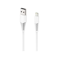 2GO USB Lade- Datenkabel Apple Lightning 1m weiß
