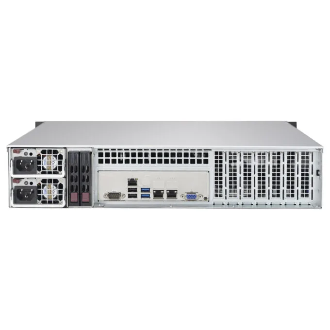 2HE Supermicro SC825M BTQC-R802LPB - Rack-Montage - 2U - verbessertes - erweitertes ATX — image 2