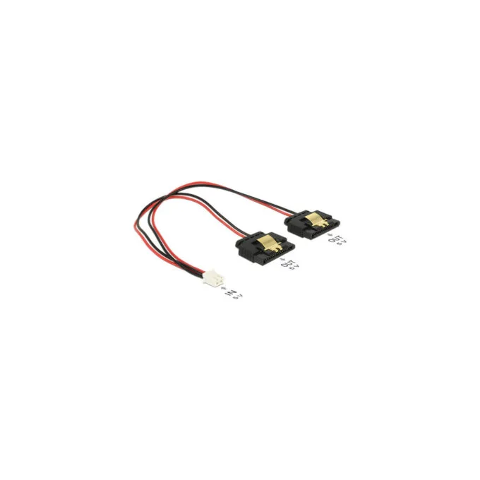 2Pin socket to 2x SATA 15Pin socket, Y-cable — image 2