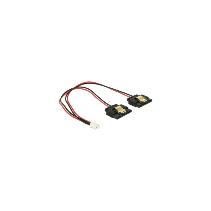 2Pin socket to 2x SATA 15Pin socket, Y-cable — image 1