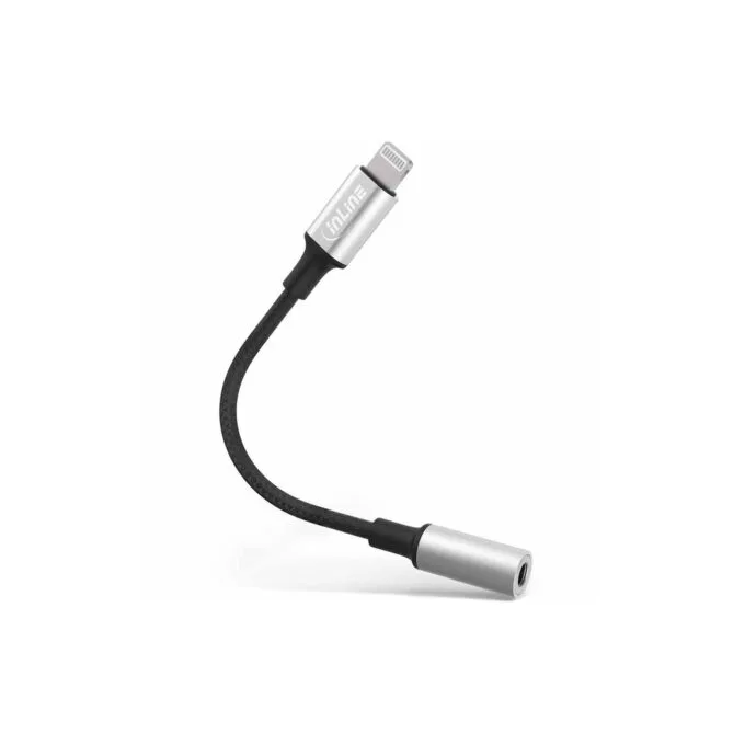 31440 0.1m LIGHTNING AUDIO ADAPTER CABLE FOR iPHONE iPAD iPOD INLINE — image 1