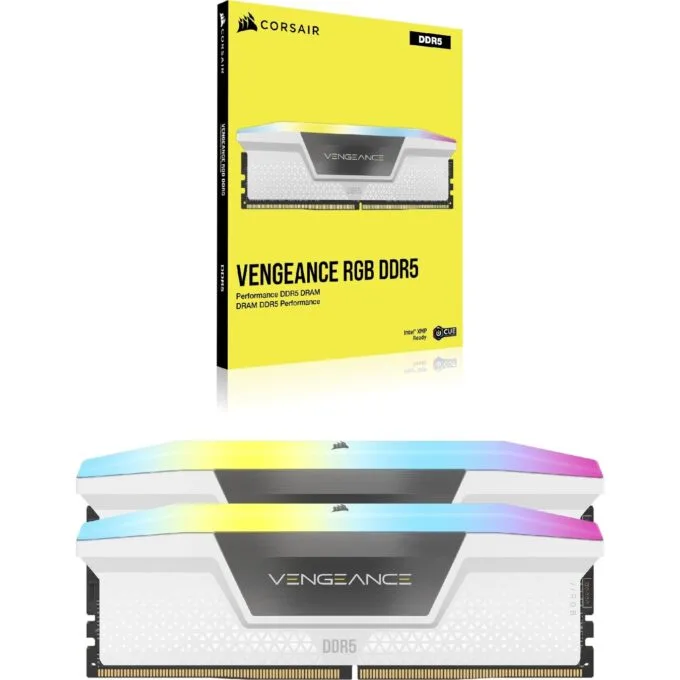 32GB PC 6000 CL30 CORSAIR KIT (2x16GB) Vengeance RGB W retail - DDR5-6000 CL30, 2x16GB, RGB — image 6