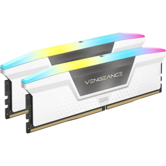 32GB PC 6000 CL30 CORSAIR KIT (2x16GB) Vengeance RGB W retail - DDR5-6000 CL30, 2x16GB, RGB — image 1