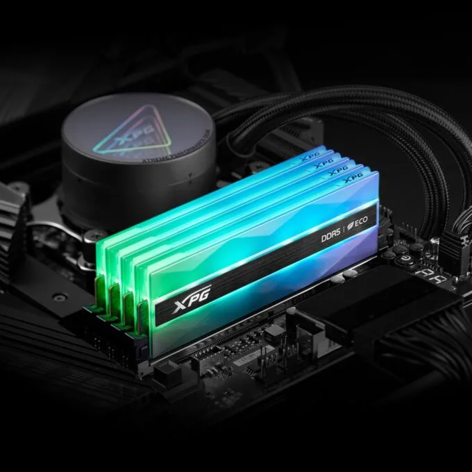 32GB PC 6400 CL32 ADATA XPG LANCER NEON RGB KIT 2x16GB retail — image 8