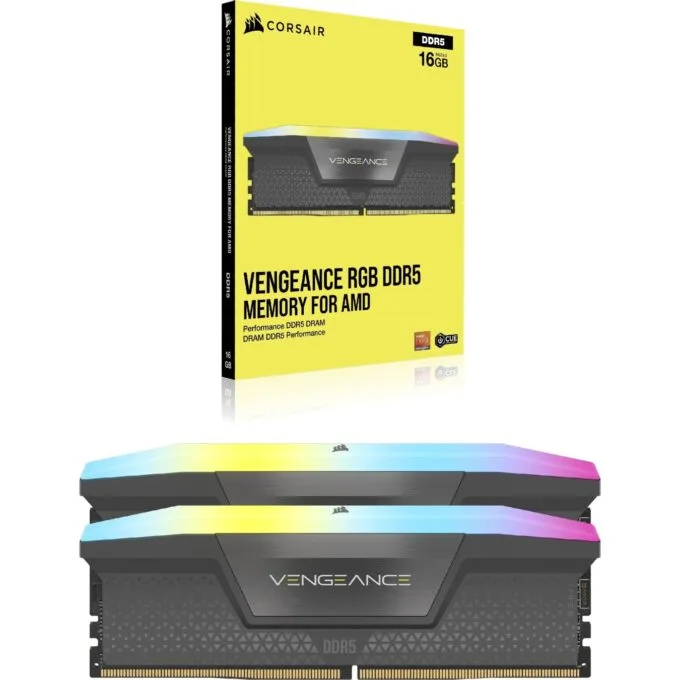 32GB PC 6400 CL32 CORSAIR KIT (2x16GB) Vengeance RGB retail - DDR5-6400 CL32 — image 5