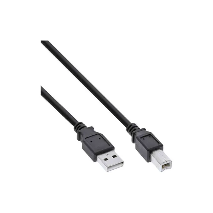 34550X 0.5m USB2.0 A-B M M CBL BLK INLINE — image 1