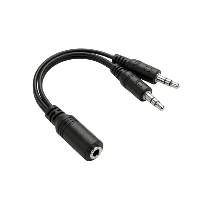 3.5MM 3 PIN HEADSET SPLITTER — image 1