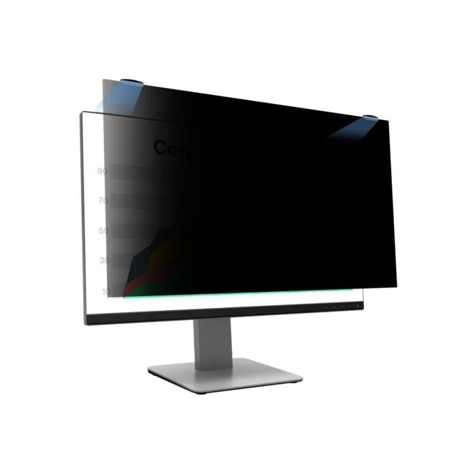 3M Privacy Filter for 23.8in Monitor with COMPLY Magnetic Attach - PF238W9EM - 16:9, Black, Anti-glare — image 1