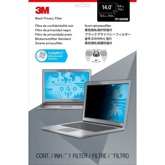 3M Privacy Filter - PF14.0W9 - 14-Inch Vikuiti privacy screen for laptops — image 2