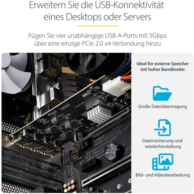 4-PORT USB-A PCIE CARD 5GBPS — image 13