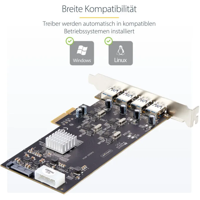 4-PORT USB-A PCIE CARD 5GBPS — image 5