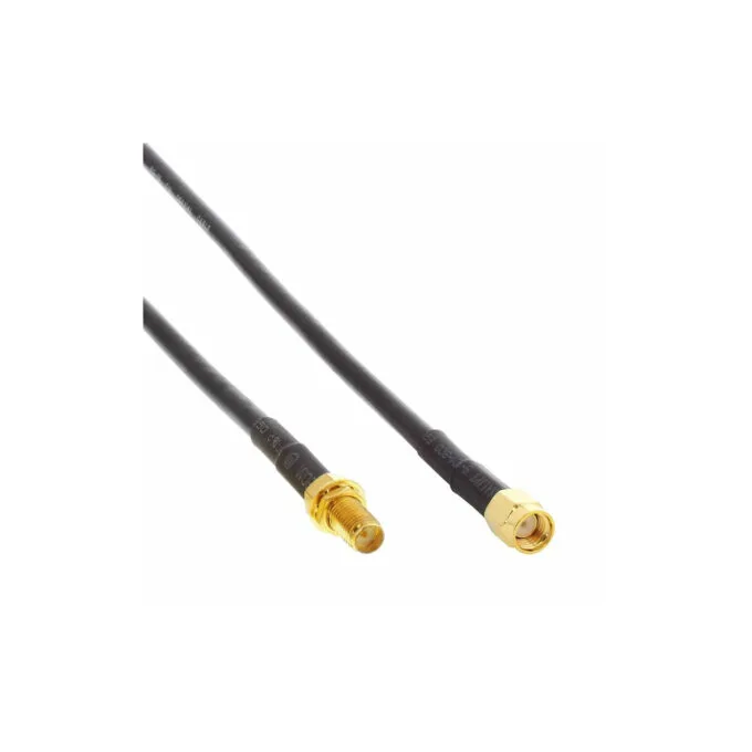 40861 1m WIFI CABLE RSMA PLUG TO RSMA COUPLING INLINE — image 1