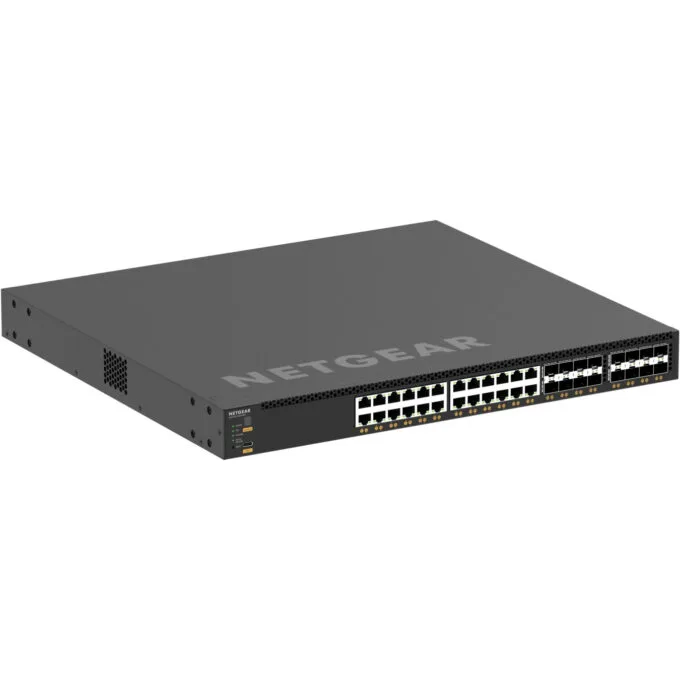 48-Port PoE Managed Switch - M4350-24X8F8V - L3, 24x10G RJ45, 8xSFP+, 8xSFP28, 1U Black — image 2