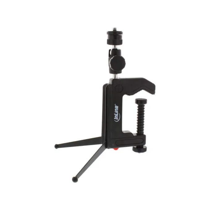 48009 PORTABLE MINI TRIPOD for DIGITAL CAMERAS with COMFORTABLE LOCKING 19cm, INLINE — image 1