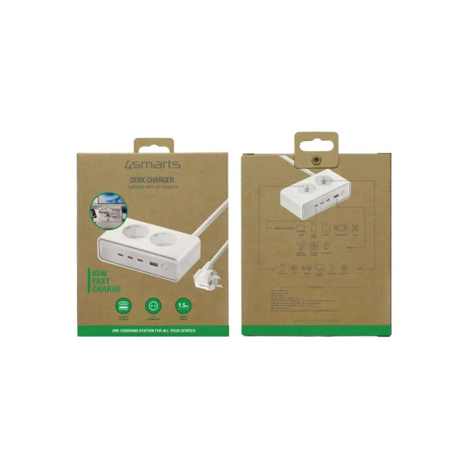 4smarts Desk Charger GaN 65W mit AC-Steckdosen — image 2