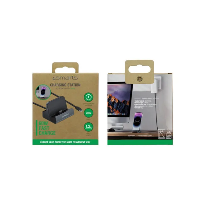 4smarts Ladestation VoltDock USB-C 60W. grau — image 6