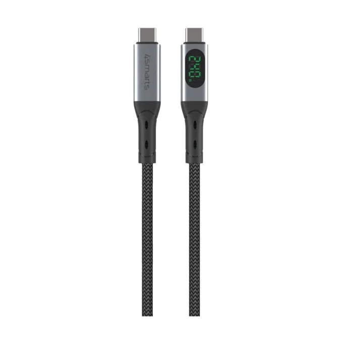 4smarts USB4 Kabel DigitCord Enterprise 240W 1.5m. schwarz — image 2
