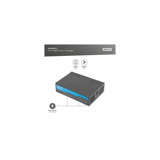 5-Port Gigabit Switch - DN-80202-1 - Switch — image 7