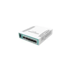 5P+1 MikroTik - CRS106-1C-5S-POE M - Gigabit PoE Switch, Fanless