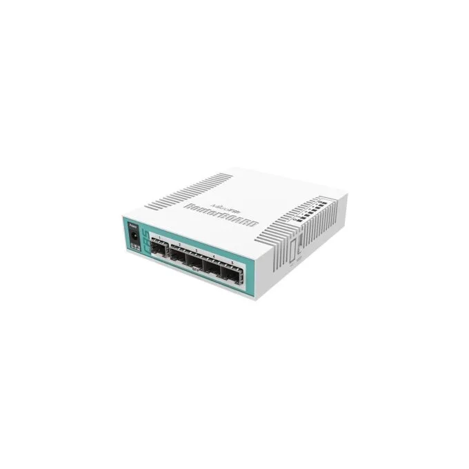 5P+1 MikroTik - CRS106-1C-5S-POE M - Gigabit PoE Switch, Fanless — image 1