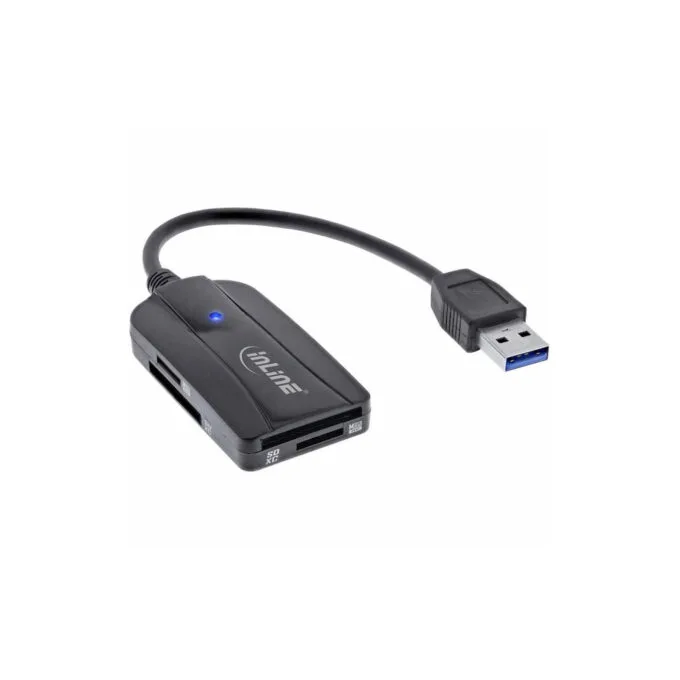 66772A CARD READER USB3.2 USB-A FOR SD SDHC SDXC INLINE — image 1