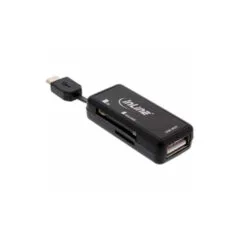 66776 OTG CARD READER DUAL FLEX 2SLOTS INLINE