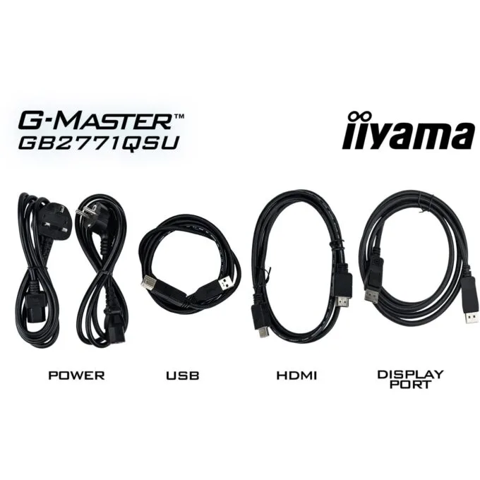 68.6 cm 27? (2560×1440) iiyama - GB2771QSU-B1 - 16:9 QHD Fast IPS 0.5 ms (MPRT) 200 Hz HDMI 2× DisplayPort USB-C VESA 100 — image 5