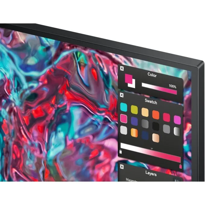 68.6cm 27'' (3840x2160) Samsung ViewFinity S8 - S27B800TGU - 16:9 5ms IPS HDMI 2xThunderbolt4 VESA Pivot 4K Black — image 4