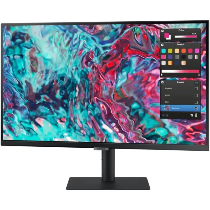 68.6cm 27'' (3840x2160) Samsung ViewFinity S8 - S27B800TGU - 16:9 5ms IPS HDMI 2xThunderbolt4 VESA Pivot 4K Black — image 15