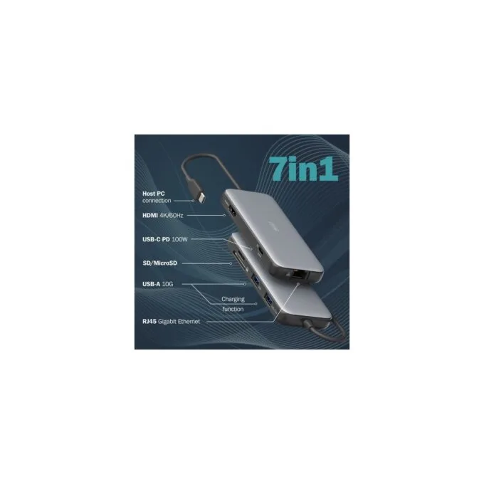 7-Port USB-C Docking Station - Docking Station — image 6