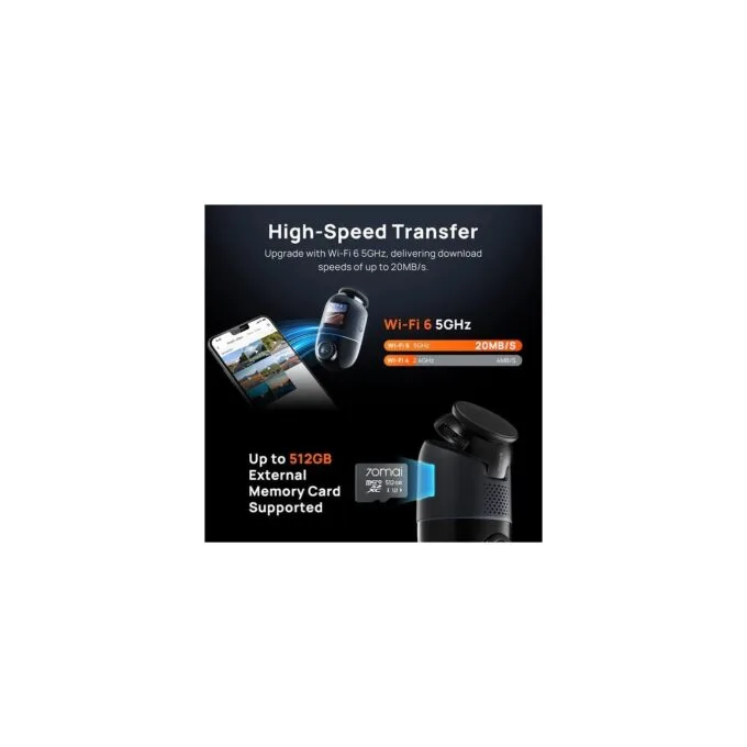 70mai Dash Cam 4K Omni 360° - X800-2 - Review Full View with Dual Sony STARVIS 2, AI 2.0 & 4G LTE — image 6