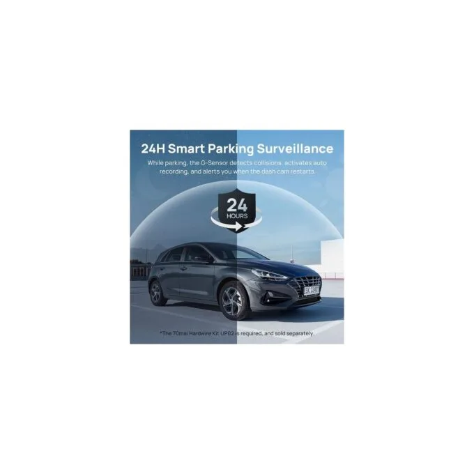 70mai Dash Cam - A200 - Dash Cam with Screen - 1080P 60FPS 130FOV 500mAh Car Camera — image 5