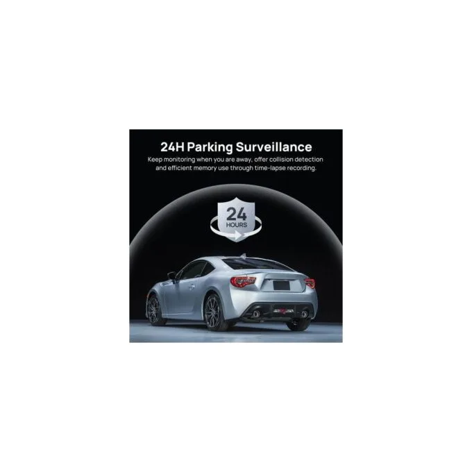 70mai Dash Cam - A510-1 - Front & Rear Dash Cam with Screen RC11 Rearview Cam - 1600p, 3k pic, Loop rec — image 5